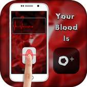 Finger Blood Group Detector Prank icon