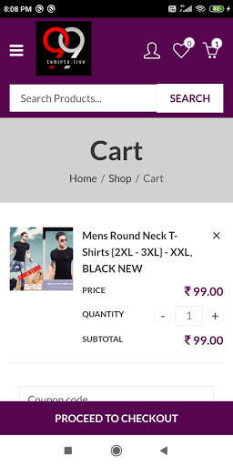 99 TShirts - Online Shopping  App screenshot 6