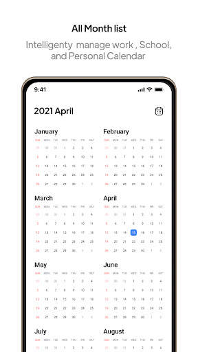 Calendar, My Daily Planner screenshot 1