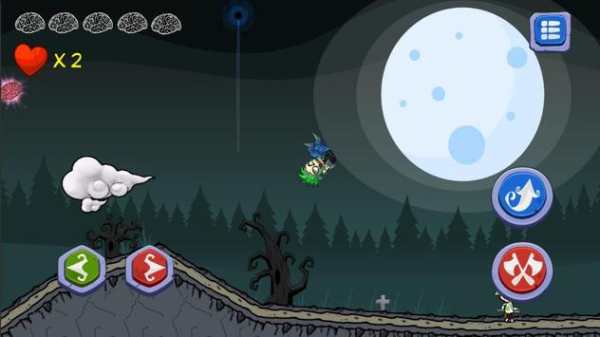 Granny spillz zombie funny swing: platform game screenshot 6
