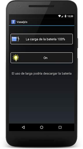 Widget de linterna screenshot 1