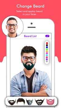 Beard Photo Editor-Hairstyle app 6 تصوير الشاشة