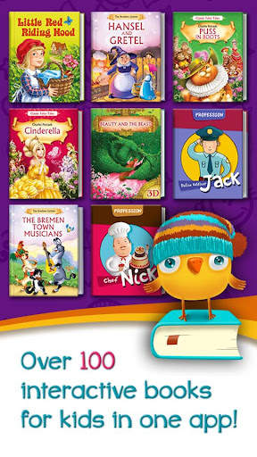 Azbooks - kid's fairy tales, songs, poems & games screenshot 1