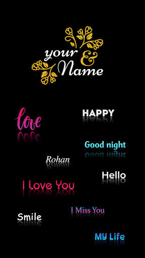 Name Shadow Art Wallpaper : Name Art Photo Editor screenshot 2
