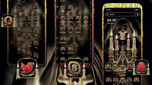 Death Skull Launcher Theme screenshot 2