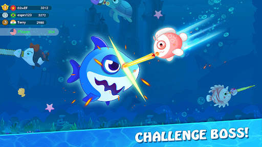 Shark vs Fish .io-Hungry World screenshot 5