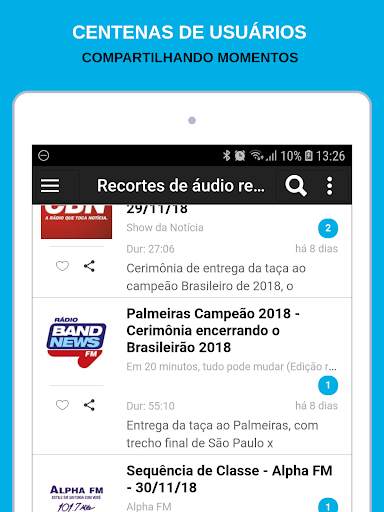 RadioCut - Ouça Rádio em Directo ou em Diferido screenshot 23