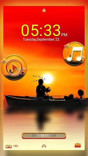 Sunset Launcher Theme screenshot 3