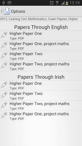 Leaving Cert Past Papers screenshot 5