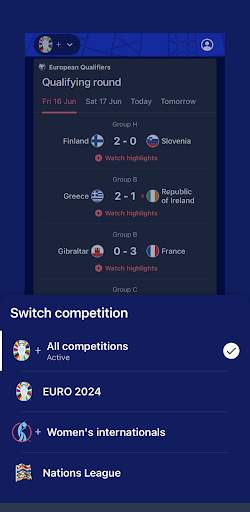 EURO 2024 & Women's EURO 2025 screenshot 6