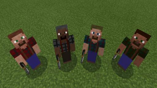 👨‍👩‍👧‍👧 MCPE Mod Manusia screenshot 6
