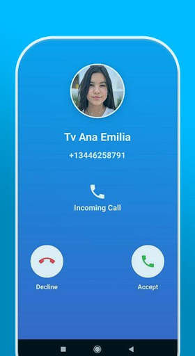 Fake Tv Ana Emilia Call & Chat screenshot 3