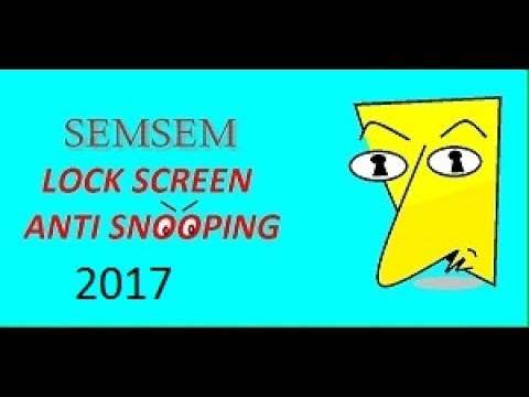 Lock screen  and App lock - SEMSEM screenshot 1