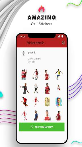 Mesut Ozil Stickers for WhatsApp - Ozil WA Sticker screenshot 3