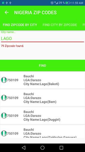 NIGERIA POSTCODES screenshot 2