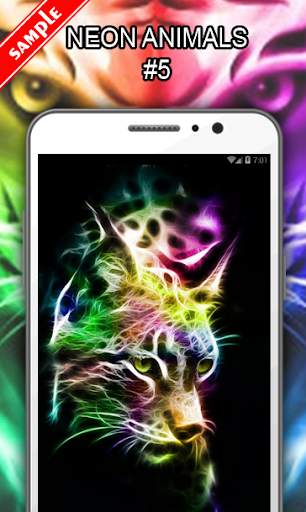 Neon Animals Wallpaper screenshot 6
