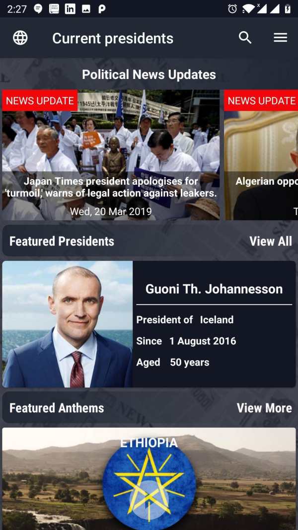 Current Presidents World Wide screenshot 1