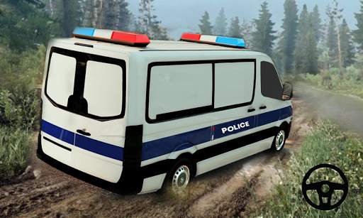 Police Car Driving Simulator Real Van Driver screenshot 1