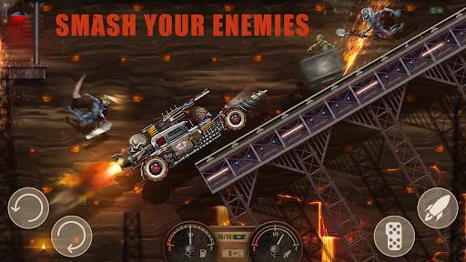 Zombie Hill Racing: Earn Climb 4 تصوير الشاشة