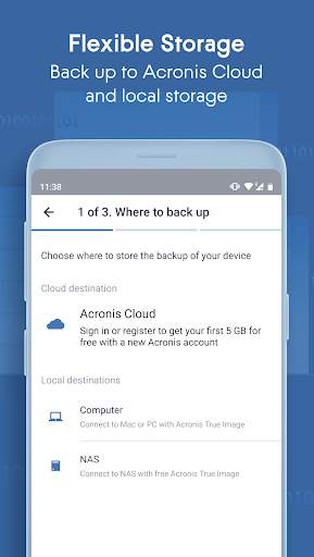 Acronis True Image: Mobile screenshot 2