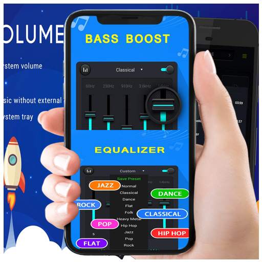 Bass Booster - Volume Booster - Music Equalizer screenshot 1