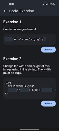 Learn HTML screenshot 8