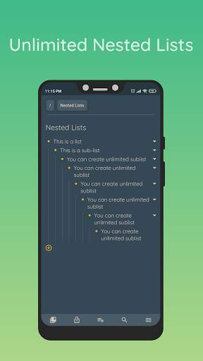Note List: Outliner & Notes Organizer screenshot 4
