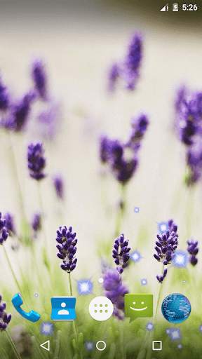 Lavender Live Wallpaper screenshot 1