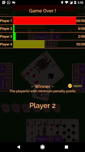Hearts (Offline Multiplayer Card Game) screenshot 7