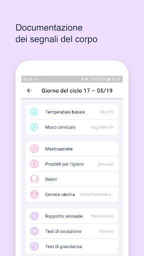 Ovy - periodo ovulazione ciclo screenshot 4