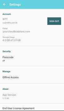 Cloud Box Share screenshot 3