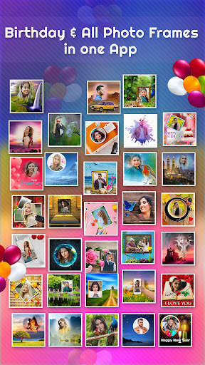 Birthday Photo Frame Maker App screenshot 1