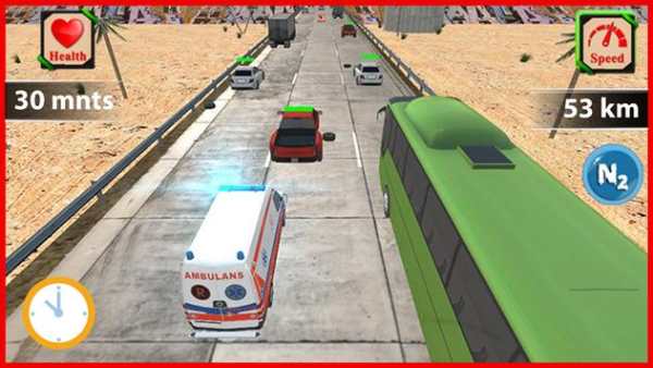 Emergency ambulance Drive: Save patients screenshot 2