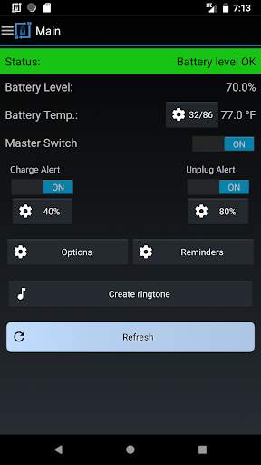 Battery Alert 40-80 Lite screenshot 2