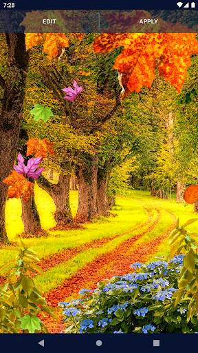 Leaves Parallax Live Wallpaper screenshot 5