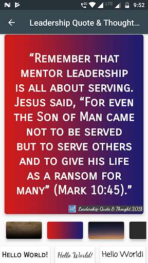 Leadership Quotes & Thoughts Maker screenshot 11