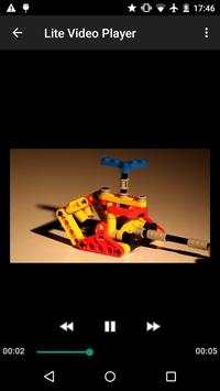 Lite Video Player screenshot 1