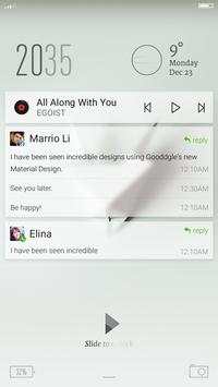 Pure Design CM Locker Theme screenshot 2