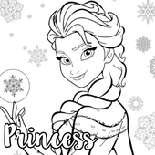 drawing princess icon