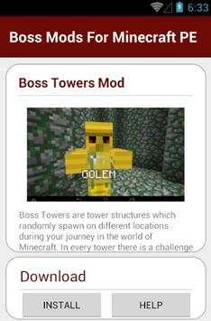Boss Mods For Minecraft PE screenshot 3