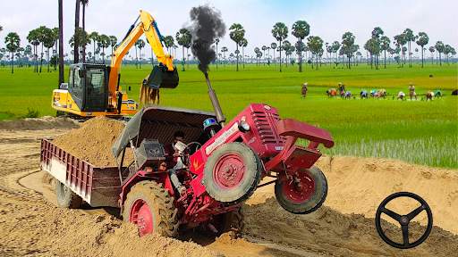 Cargo Tractor Trolley Game 23 screenshot 8