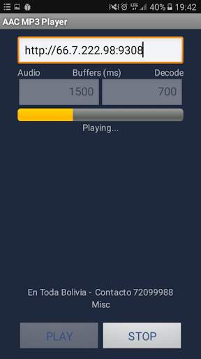 Streaming URL player screenshot 4