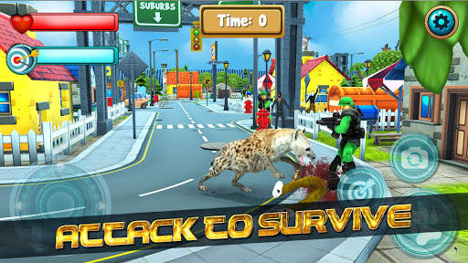 Wild Hyena Simulator: 3D Jurasic Park Adventure screenshot 1
