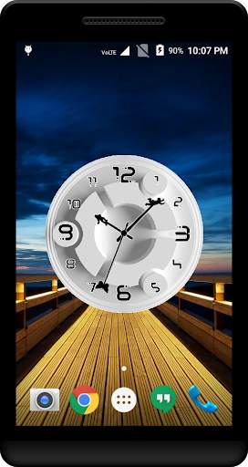 White Clock Live Wallpaper screenshot 3