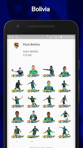 ⚽America Cup Stickers for WhatsApp WAStickerApps screenshot 7