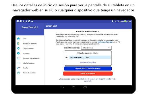 Screen Cast - Ver móvil en PC screenshot 5