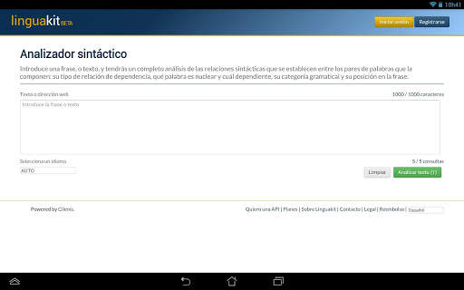 Analisador sintático LK скриншот 4