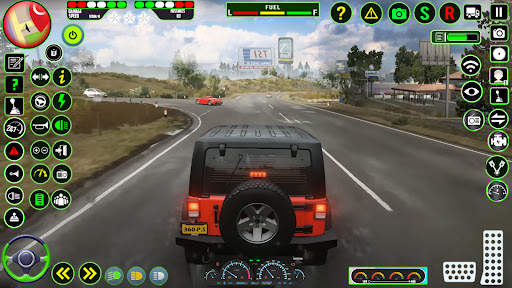 Offroad Jeep Driving Sim 3D screenshot 5