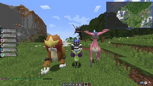 Pixelmons in minecraft mods screenshot 3