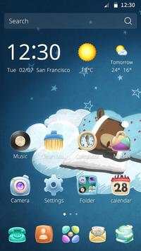Sweet Night CM Launcher Theme screenshot 2